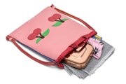 Školský vak na telocvik a prezuvky City Bag Cherry Pink Jeune Premier ergonomický luxusné prevedenie 40*36 cm
