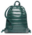 Školský vak na telocvik a prezuvky City Bag Puffer Green Jeune Premier ergonomický luxusné prevedenie 40*36 cm