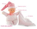 Bábika Minirêve Mon Doudou Corolle Pink Striped 16 cm od 0 mes