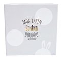 Plyšový zajačik Lapin Bonbon Doudou et Compagnie béžový 20 cm v darčekovom balení od 0 mes