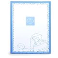 Plyšový medvedík na maznanie Petit Chou Doudou et Compagnie modrý 27 cm v darčekovom balení od 0 mes