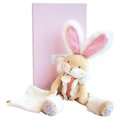 Plyšový zajačik Bunny Pink Lapin de Sucre Doudou et Compagnie ružový 31 cm v darčekovom balení od 0 mes