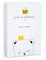 Plyšový medvedík s klipom na cumlík Bear Little King Perlidoudou Doudou et Compagnie hnedý v darčekovom balení 15 cm od 0 mes