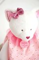Plyšová mačička Attrape-Rêves Doudou et Compagnie ružová 20 cm v darčekovom balení od 0 mes