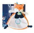 Plyšová líška na maznanie Fox Tiwipi Doudou et Compagnie oranžová 23 cm v darčekovom balení od 0 mes