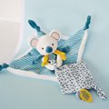Plyšová koala na maznanie Yoca le Koala Doudou et Compagnie modrá 25 cm od 0 mes