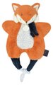 Plyšová líška na bábkové divadlo Doudou Amusette 3v1 Doudou et Compagnie oranžová 30 cm od 0 mes