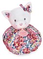 Plyšová mačička na maznanie Doudou Boule 3v1 Doudou et Compagnie ružová 25 cm od 0 mes