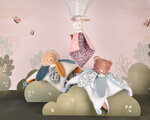 Plüss oroszlán dédelgetéshez Lion Doudou Petal Boh'aime Doudou et Compagnie sárga 27 cm ajándékcsomagolásban 0 hó-tól