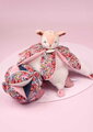Plüss őzike dédelgetéshez Deer Boh'aime Doudou Petal Doudou et Compagnie rózsaszín 27 cm ajándékcsomagolásban 0 hó-tól