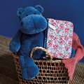 Plyšový obal na zdravotnú dokumentáciu dieťaťa Deer Boh'aime Protection of Health Book Doudou et Compagnie ružový 22 cm od 0 mes DC4035