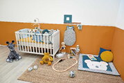Mantinel do postieľky Yoca le Koala Cot Bumper Doudou et Compagnie modrý 180*130 cm od 0 mes DC4039