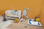 Mantinel do postieľky Yoca le Koala Cot Bumper Doudou et Compagnie modrý 180*130 cm od 0 mes DC4039
