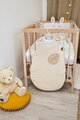 Spací vak pre bábätko Happy Wild Baby Sleeping Bag Doudou et Compagnie béžový 70 cm od 0-6 mes DC4042