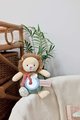 Plyšový lev s nočným svetlom Nightlight Couleurs Savane Doudou et Compagnie zelený 15 cm od 0 mes