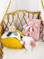 Plüss oroszlán dédelgetéshez Lion Doudou Petal Boh'aime Doudou et Compagnie sárga 27 cm ajándékcsomagolásban 0 hó-tól