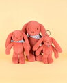 Plyšový zajko Fleurette the Bunny Terracotta Doudou et Compagnie oranžový 35 cm od 0 mes