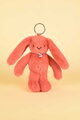 Plyšový zajačik prívesok na kľúče Bunny Keyring Doudou et Compagnie viac farieb 18 cm od 24 mes DC4295