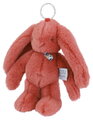 Plyšový zajačik prívesok na kľúče Bunny Keyring Doudou et Compagnie viac farieb 18 cm od 24 mes DC4295