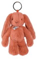 Plyšový zajačik prívesok na kľúče Bunny Keyring Doudou et Compagnie viac farieb 18 cm od 24 mes DC4295