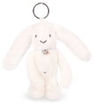 Plyšový zajačik prívesok na kľúče Bunny Keyring Doudou et Compagnie viac farieb 18 cm od 24 mes DC4295