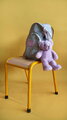 Plyšový zajačik prívesok na kľúče Bunny Keyring Doudou et Compagnie viac farieb 18 cm od 24 mes DC4295