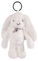 Plyšový zajačik prívesok na kľúče Bunny Keyring Doudou et Compagnie viac farieb 18 cm od 24 mes DC4295