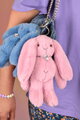 Plyšový zajačik prívesok na kľúče Bunny Keyring Doudou et Compagnie viac farieb 18 cm od 24 mes DC4295