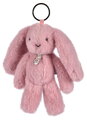 Plyšový zajačik prívesok na kľúče Bunny Keyring Doudou et Compagnie viac farieb 18 cm od 24 mes DC4295