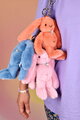 Plyšový zajačik prívesok na kľúče Bunny Keyring Doudou et Compagnie viac farieb 18 cm od 24 mes DC4295