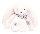 Plyšový zajačik Fleurette the Bunny White Doudou et Compagnie biely 25 cm od 0 mes