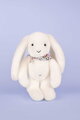 Plyšový zajačik Fleurette the Bunny White Doudou et Compagnie biely 25 cm od 0 mes