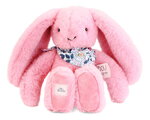 Plyšový zajačik Fleurette the Bunny Grenadine Doudou et Compagnie ružový 25 cm od 0 mes