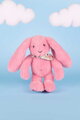 Plyšový zajačik Fleurette the Bunny Grenadine Doudou et Compagnie ružový 25 cm od 0 mes