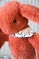 Plyšový zajačik Fleurette the Bunny Terracotta Doudou et Compagnie oranžový 25 cm od 0 mes