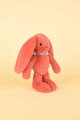 Plyšový zajačik Fleurette the Bunny Terracotta Doudou et Compagnie oranžový 25 cm od 0 mes