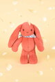 Plyšový zajačik Fleurette the Bunny Terracotta Doudou et Compagnie oranžový 25 cm od 0 mes
