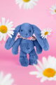 Plyšový zajačik Fleurette the Bunny Blue Doudou et Compagnie modrý 25 cm od 0 mes