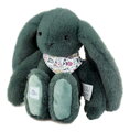 Plyšový zajačik Fleurette the Bunny Eucalyptus Doudou et Compagnie zelený 25 cm od 0 mes