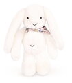 Plyšový zajko Fleurette the Bunny White Doudou et Compagnie biely 35 cm od 0 mes