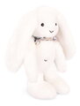 Plyšový zajko Fleurette the Bunny White Doudou et Compagnie biely 35 cm od 0 mes
