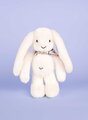 Plyšový zajko Fleurette the Bunny White Doudou et Compagnie biely 35 cm od 0 mes