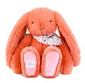 Plyšový zajko Fleurette the Bunny Terracotta Doudou et Compagnie oranžový 35 cm od 0 mes