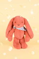 Plyšový zajko Fleurette the Bunny Terracotta Doudou et Compagnie oranžový 35 cm od 0 mes