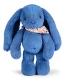 Plyšový zajko Fleurette the Bunny Blue Doudou et Compagnie modrý 35 cm od 0 mes