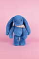 Plyšový zajko Fleurette the Bunny Blue Doudou et Compagnie modrý 35 cm od 0 mes