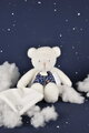 Plyšový macko svietiaci v tme Moonlight Collection Plush Doudou et Compagnie v darčekovom balení biely 28 cm od 0 mes