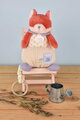 Plyšová líška s melódiou Romarin the Fox In my Garden Music Box Doudou et Compagnie v darčekovom balení 20 cm od 0 mes DC4329