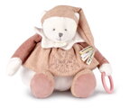 Plyšový medvedík Doudou 25 Years Activity Puppet Pink Doudou et Compagnie narodeninová edícia ružový 30 cm od 0 mes