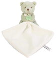 Plüss mackó kendővel dédelgetéshez My Little Bear Doudou et Compagnie ajándékcsomagolásban több színben 10 cm 0 hó-tól